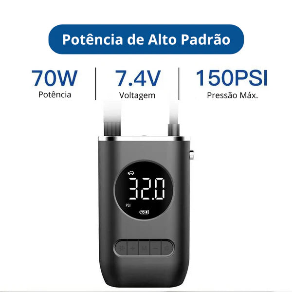 Mini Compressor de Ar Portátil